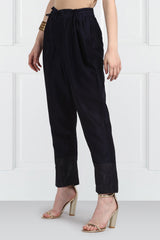 Neelkamal Floral Resham Kurta With Chanderi Pants and Organza Silk Dupatta