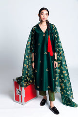 Chitrkoot Chanderi Silk Kurta Set