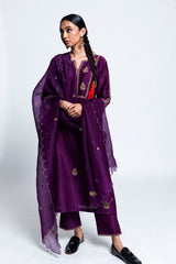 Jamui Chanderi Silk Kurta Set