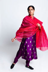 Saran Banarasi Silk Kurta Set