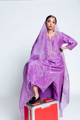 Satara Chanderi Silk Kurta Set