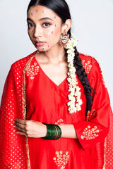 Alora Chanderi Silk Kalidaar Sharara Set