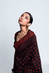 Unai Printed Chanderi Silk Sari