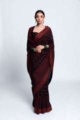 Unai Printed Chanderi Silk Sari