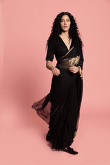 Tapi French Chiffon Sari