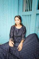 Neelkamal Pleated Sujani Dress