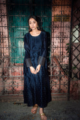 Neelkamal Pleated Sujani Dress