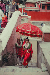 KURTA AND ALIGARHI PAJAMA IN RED