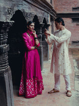 Gulabi Sitara Sharara Set