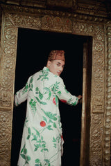 KURTA AND ALIGARHI PAJAMA IN GREEN