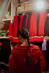 Laal Champa Kali Saree