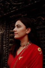 Laal Champa Kali Saree