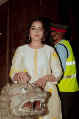 Shwet Champa Kurta Set