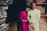 KURTA AND CHUDIDAR PANT IN IVORY