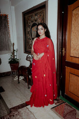 Phool Sitara Saree And Blouse