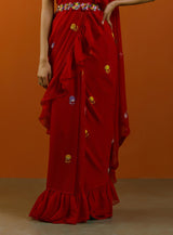 Phool Sitara Saree And Blouse