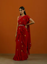 Phool Sitara Saree And Blouse