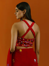 Phool Sitara Saree And Blouse