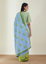 The Backyard Rose Saree