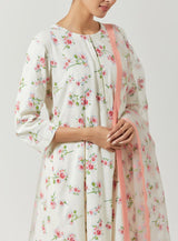 Ivory Printed Kurta Set