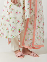 Ivory Printed Kurta Set