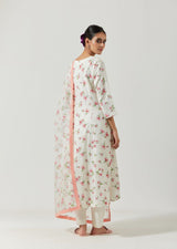 Ivory Printed Kurta Set