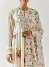 Ivory Cotton Mal Kurta Set
