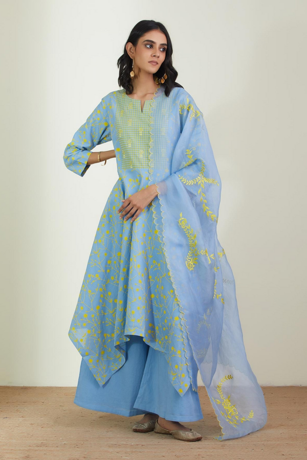 The Spring Sky Kurta Set