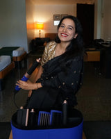 Tilottma shome spotted wearing Rani Kairi Saree &  Blouse