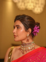 Karishma Tanna in Gulabi Taara Saree And Blouse