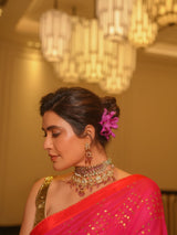 Karishma Tanna in Gulabi Taara Saree And Blouse