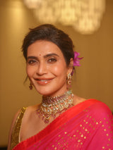 Karishma Tanna in Gulabi Taara Saree And Blouse