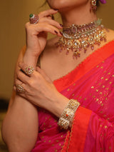 Karishma Tanna in Gulabi Taara Saree And Blouse