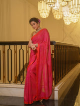 Karishma Tanna in Gulabi Taara Saree And Blouse