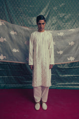 AMBAR PLEATED KURTA SET