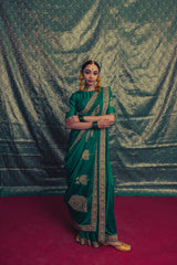 MALLIKA SAREE AND BLOUSE