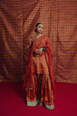 NOOR SHARARA ODHNI SET