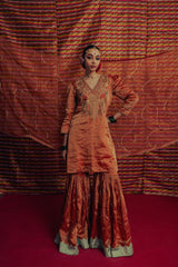 NOOR SHARARA ODHNI SET