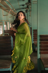 Shriya Pilgaonkar spotted wearing Sampangi Gulaab Saree