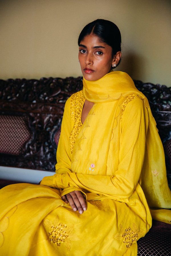 Richa Chadha spotted wearing AMALTAAS KALI  KURTA