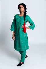 Banswara Handwoven Silk Kurta Set