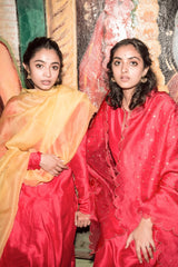 Gulal  Zari and Hand-Embroidered Short Kurta With Garara and Sequinned Dupatta